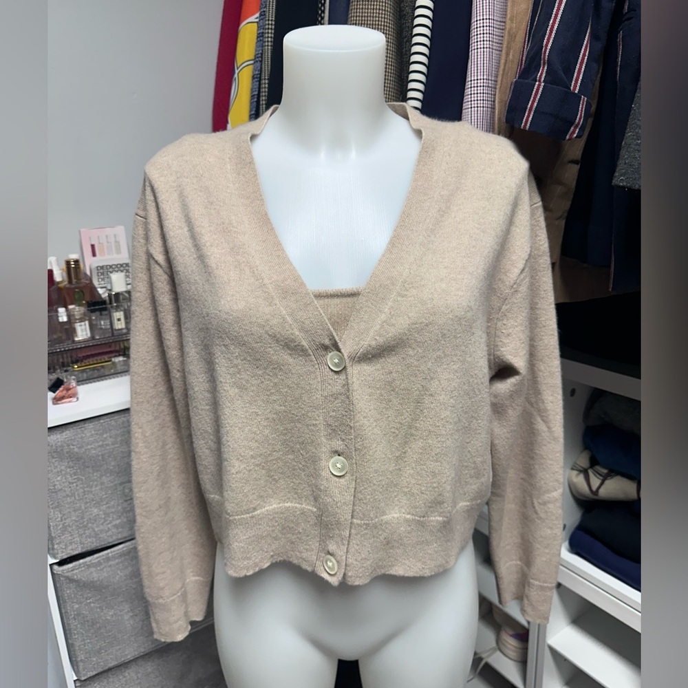 J Crew Cashmere sweater tank set